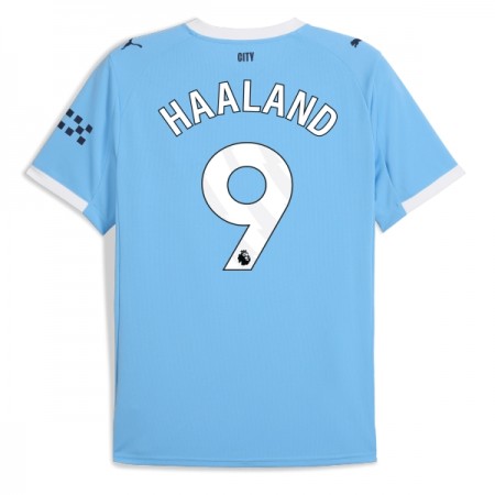 Manchester City Haaland 9 Hjemme 2025-26 - Fodboldtrøjer (S/S)